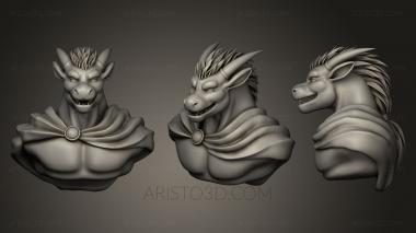 Busts of heroes and monsters (BUSTH_0395) 3D model for CNC machine